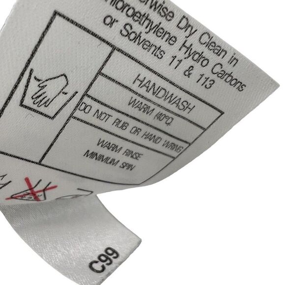 Jaeger 100% Cashmere Gray Pullover Sweater w/ Square Knot Texture, Size Small - Picture 12 of 12